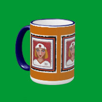 Blonde RN - nurse mug of healing by folkartblonde Blonde RN - nurse mug of healing