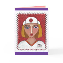 Blonde RN - thank you notes for nurses cards