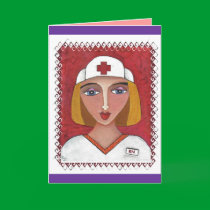 Blonde RN - thank you notes for nurses cards