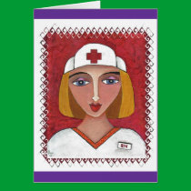 Blonde RN - thank you notes for nurses cards