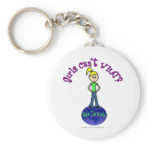 Blonde Rule The World keychains