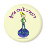 Blonde Rule The World Magnets