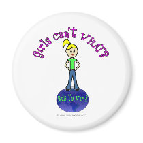 Blonde Rule The World magnets