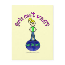 Blonde Rule The World Post Cards