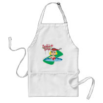 Blonde Santa's Vixen aprons