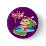 Blonde Santa's Vixen Button