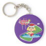 Blonde Santa's Vixen Keychain
