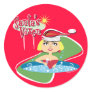 Blonde Santa's Vixen stickers