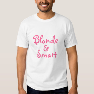 blonde and smart shirt