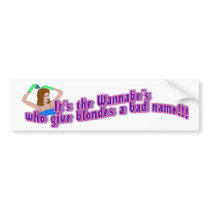Blonde Truth bumper stickers by StardustDreams Blonde Truth bumper stickers