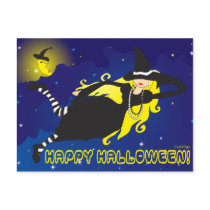blonde witch postcards