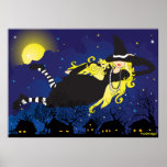 blonde witch poster