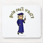 View more Blonde Woman Graduate in Blue Gown Mousepads personalized gift ideas for girls Blonde Woman Graduate in Blue Gown Mousepads
