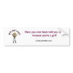 Blonde Womens Football Referee Bumperstickers