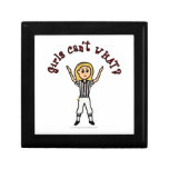 Blonde Womens Football Referee Gift Box