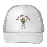 Blonde Womens Football Referee Trucker Hat