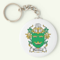 Blondeel Family Crest Keychain