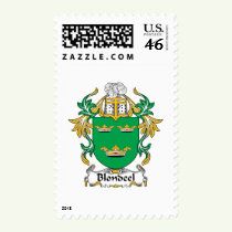 Blondeel Family Crest Stamps