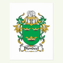 Blondeel Family Crest Postcard