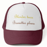 Blondes&Brunettes Trucker Hats