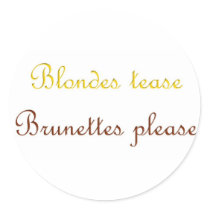 Blondes&Brunettes stickers by Moondial Blondes&Brunettes stickers