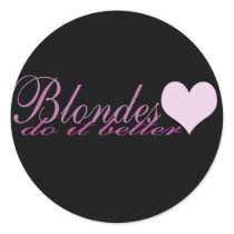 Blondes Do it Better Sticker