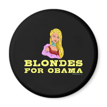 Blondes for Obama Magnet by obama_2008 Blondes for Obama Magnet