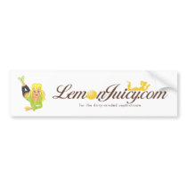 Blondes Love Lemons bumper stickers by lemonjuicy Blondes Love Lemons bumper stickers