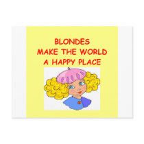 blondes postcards