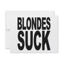 Blondes Suck invitations