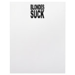 Blondes Suck letterhead