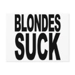 Blondes Suck Post Card