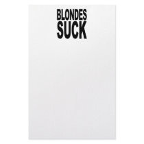 Blondes Suck stationery