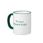 Blondinette Frill Pigeon Mugs
