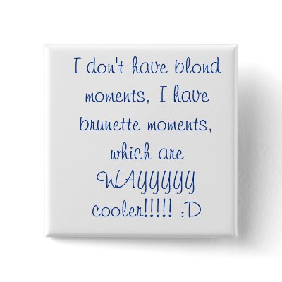 blonds and brunettes :D Button by islandlove