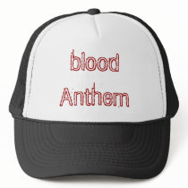 "blood Anthem" Band White And Black Hat