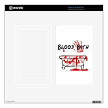Blood Bath Kindle Fire Decals