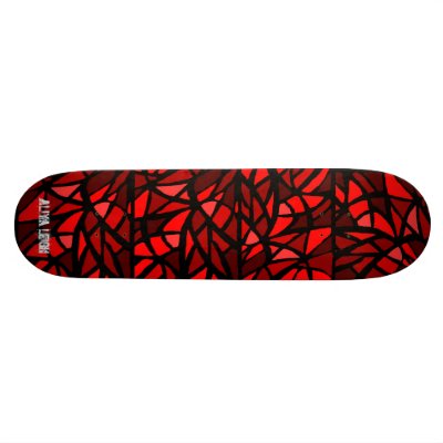 Blood Bath Skate Board by puzzleme