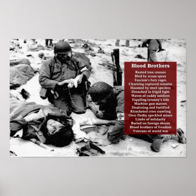 Blood Brothers Military Tribute Posters by xuberalles