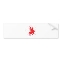 blood bumper sticker