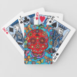 Blood & Butterflies Sugar Skull Day Of The Dead Poker Cards