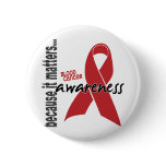 Blood Cancer Awareness Pinback Button