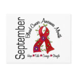 Blood Cancer Awareness Month Flower Ribbon 1 Post Card