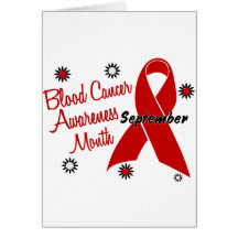 Blood Cancer Awareness Month Flowers 1 Cards