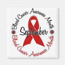 Blood Cancer Awareness Month Flowers 3 Refrigerator Magnet