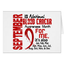 Blood Cancer Awareness Month For ME Cards