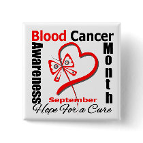 Blood Cancer Awareness Month Heart Butterfly Pin