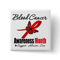 Blood Cancer Awareness Month Recognition Pinback Button