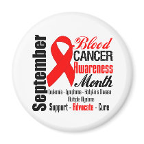 Blood Cancer Awareness Month Ribbon 2 Magnet