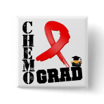 Blood Cancer Chemo Grad Buttons